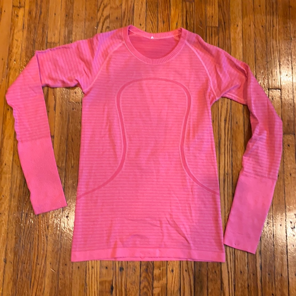 Lululemon Swiftly Pink Long Sleeve